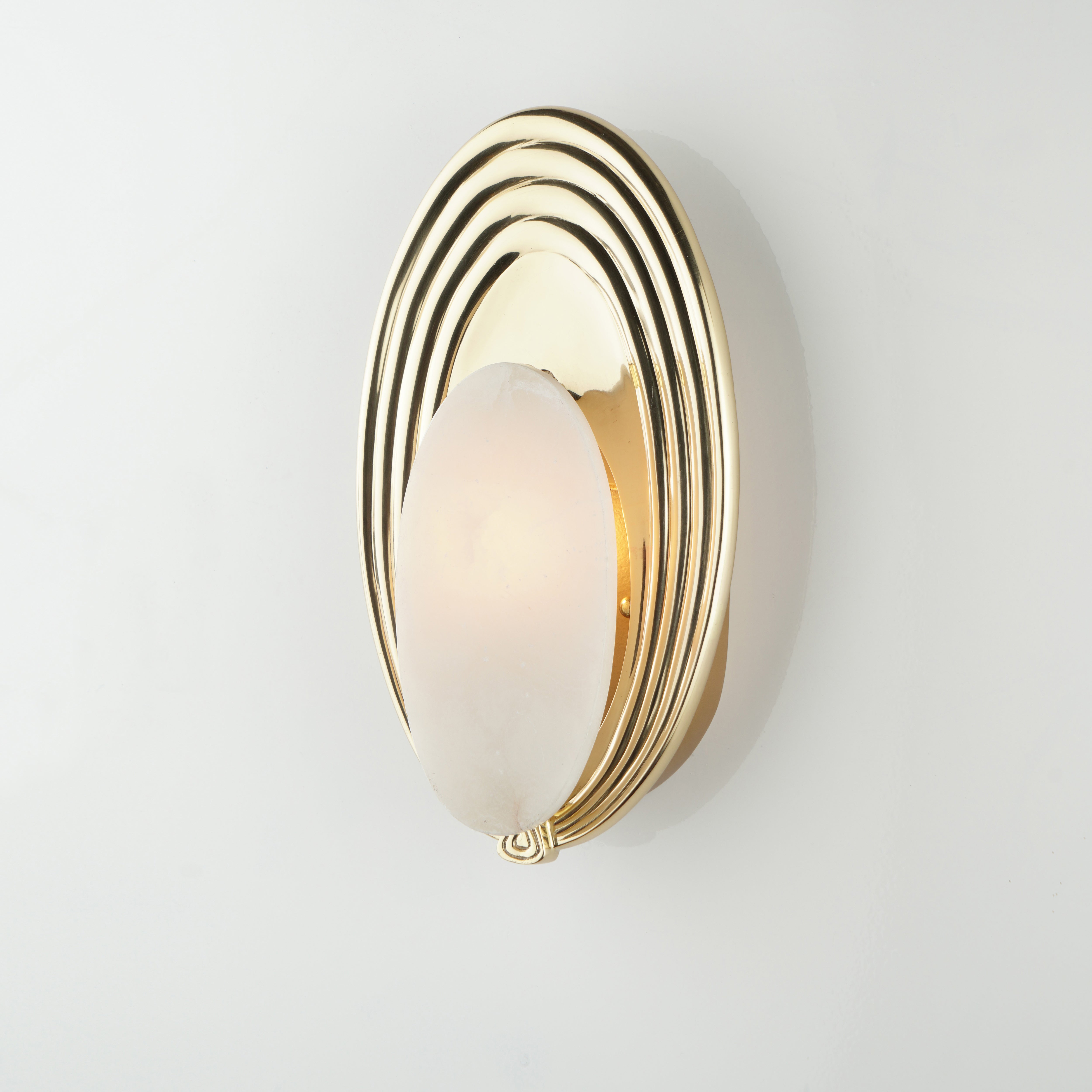 HaloBeam Wall Sconce (Gold) - Hues & Havens