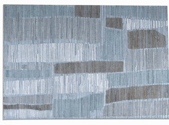 flatweave blue and brown area rug