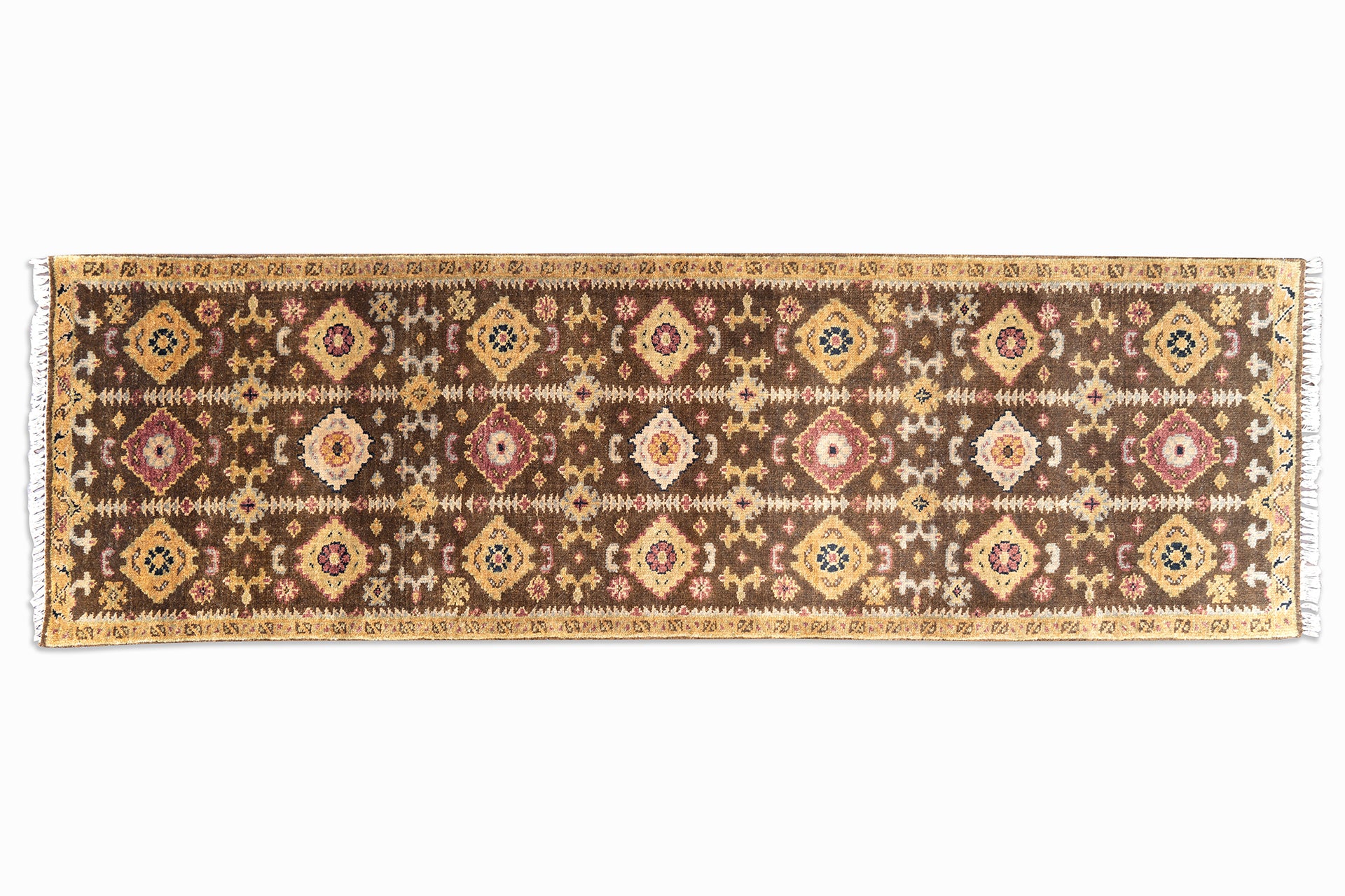 Regal Hand Knotted Runner Rug