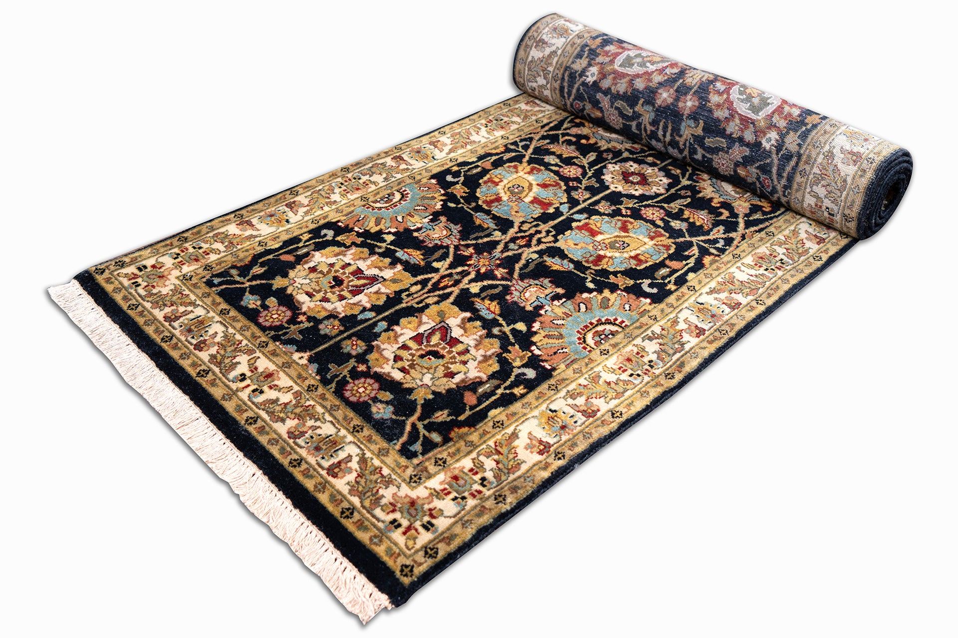 Oriental Oasis Hand Knotted Runner Rug