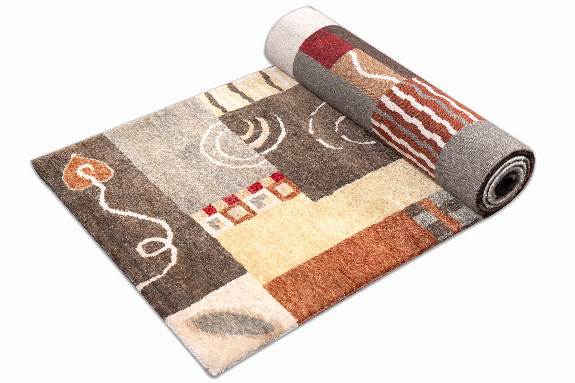 Terra Hand Knotted Runner Rug