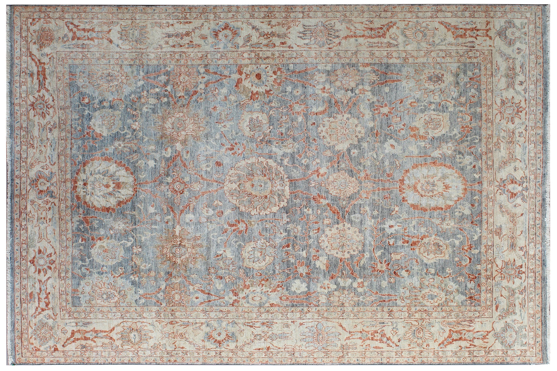 Abrash Hand Knotted Area Rug (Wool)