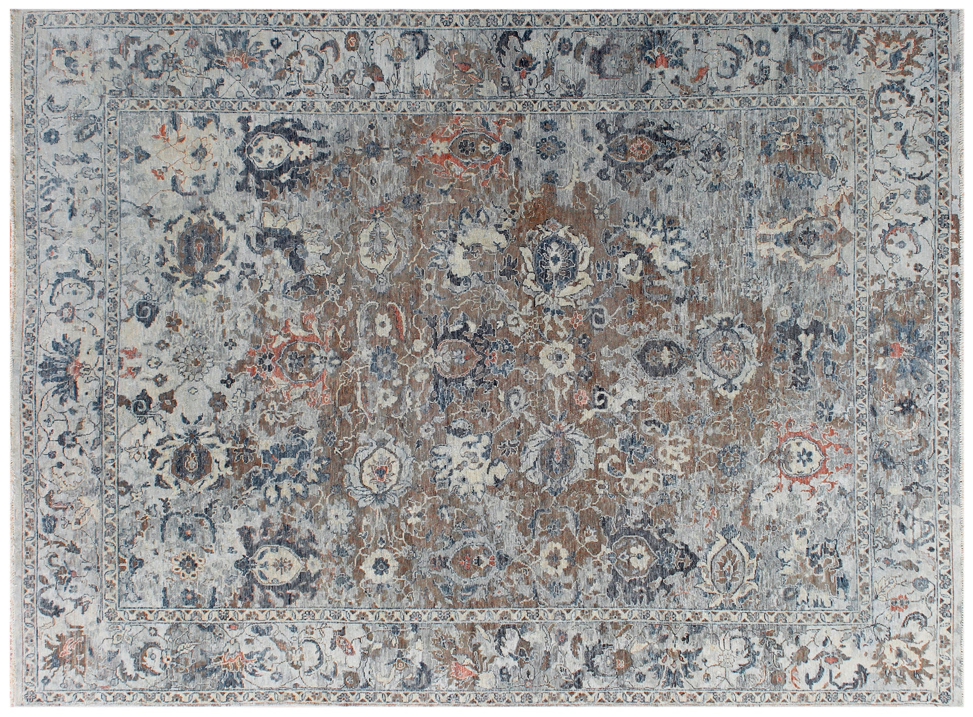 Rug of Roses Hand Knotted Wool Rug