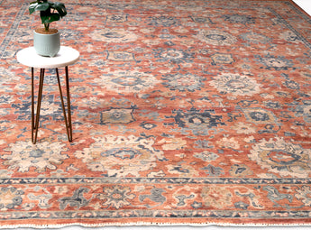 beautiful-red-floral-rug-on-floor