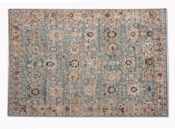 traditional are rug with floral patterns and multiple colors - full size view