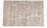 Living room area rug with neutral colors and subtle pattern