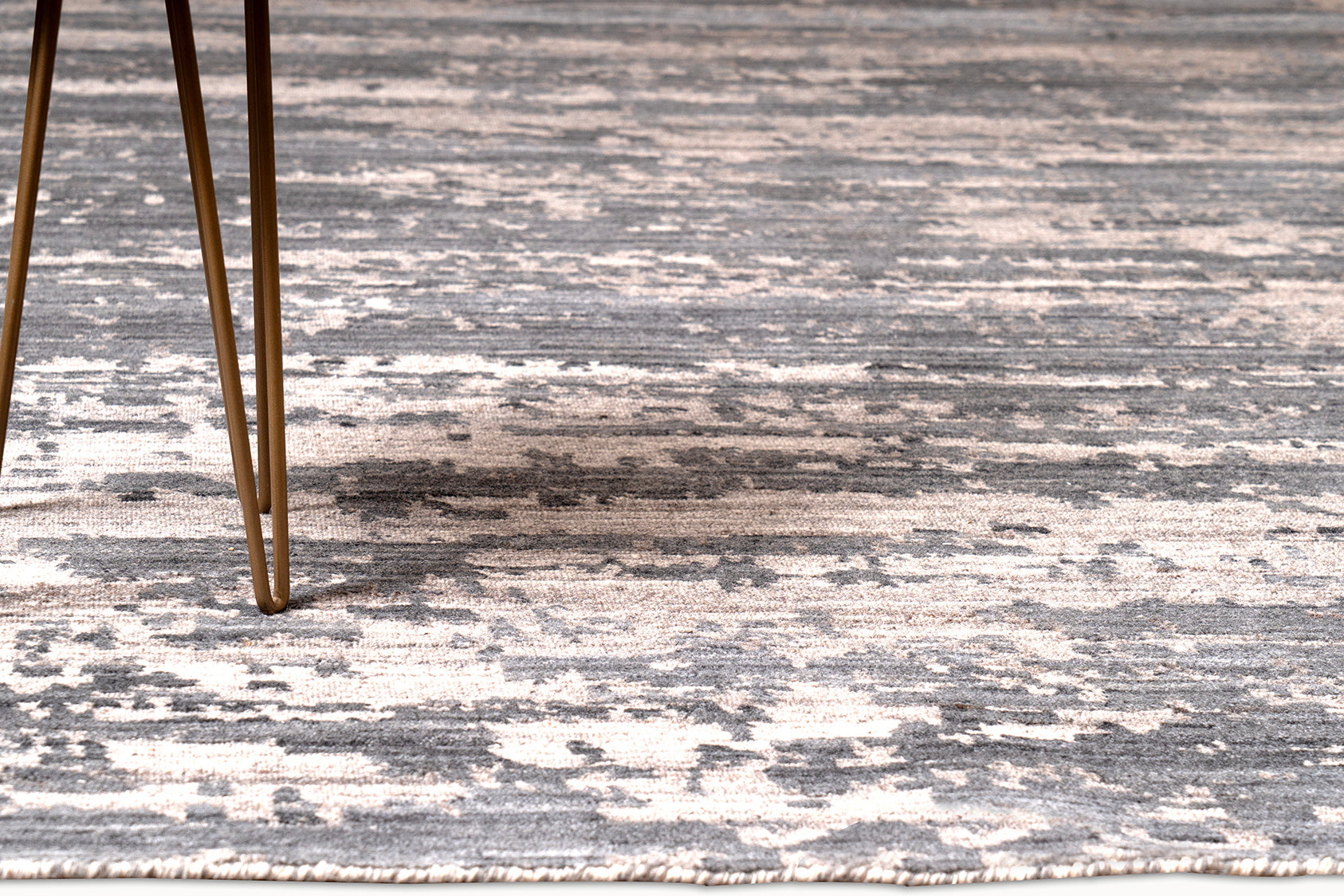 black-and-white-rug-on-floor