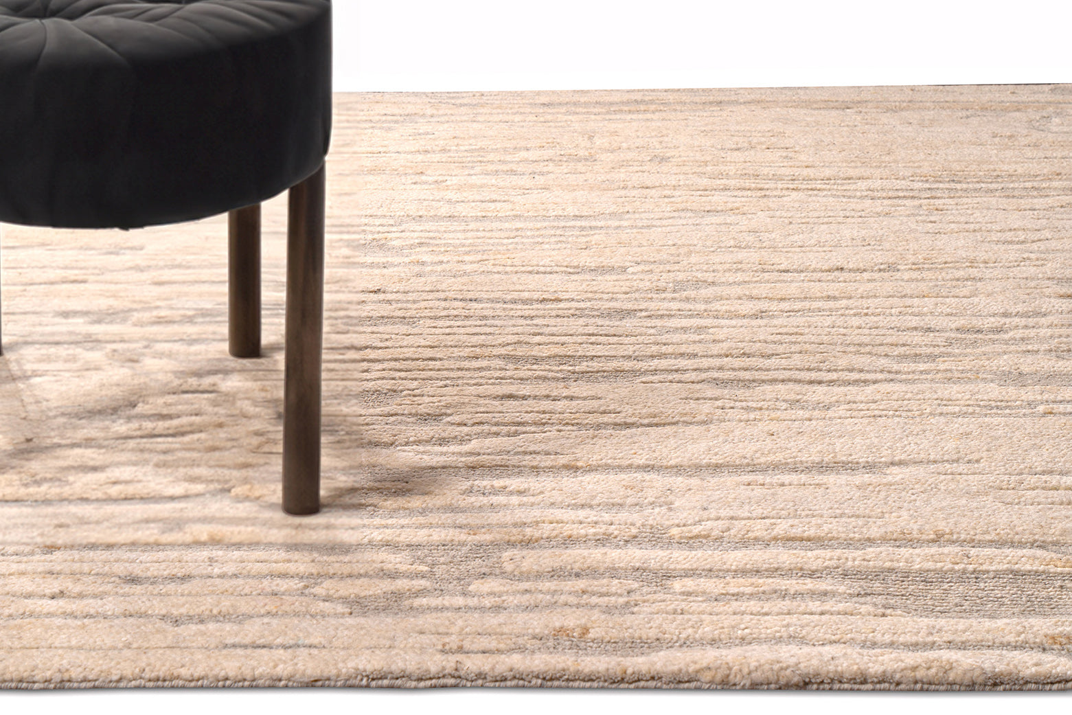 neutral area rug with subtle patterns in beige color