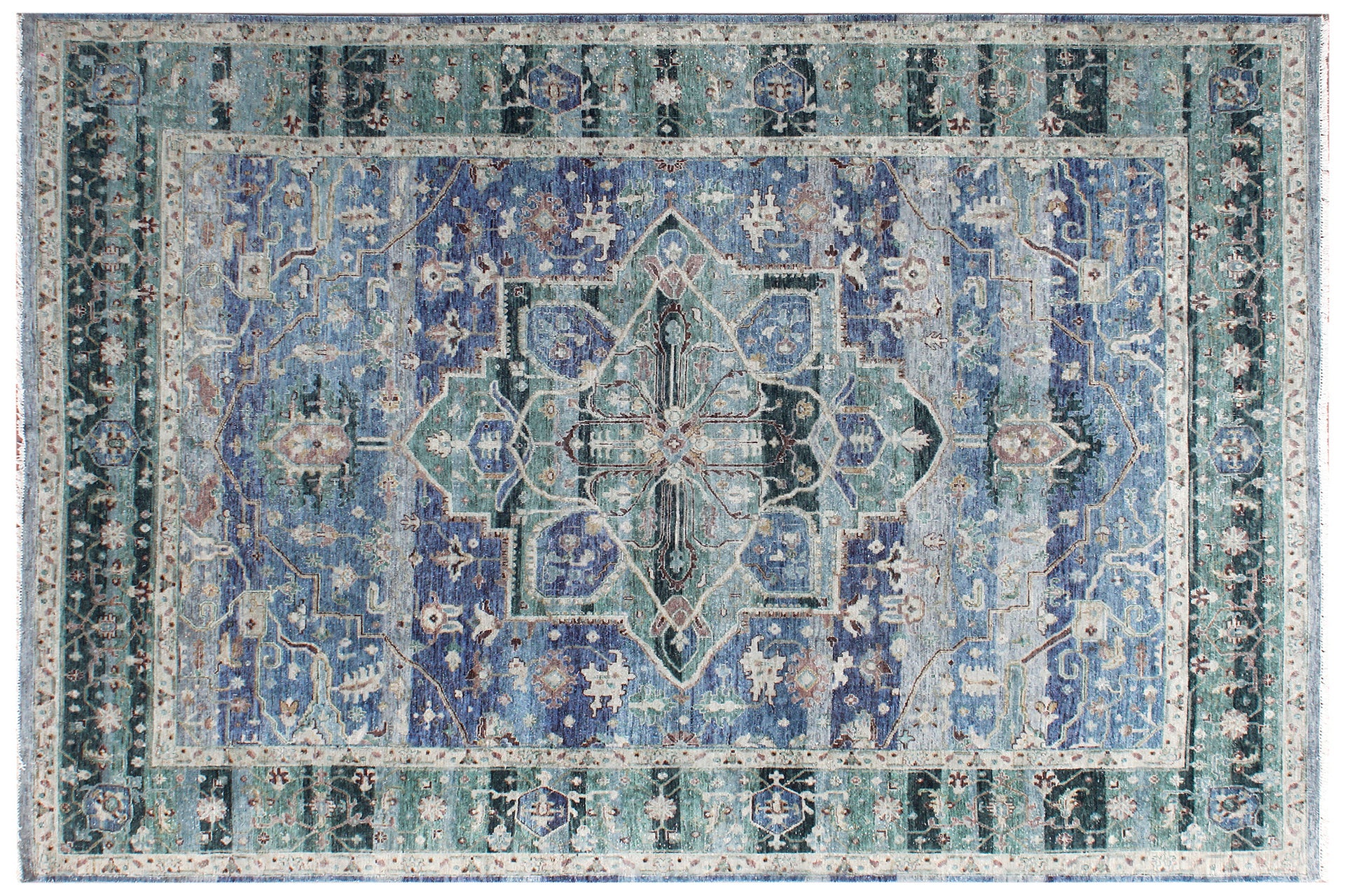 Lilac Cascade Hand Knotted Rug