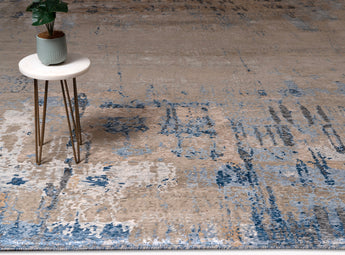 modern-brown-and-blue-rug