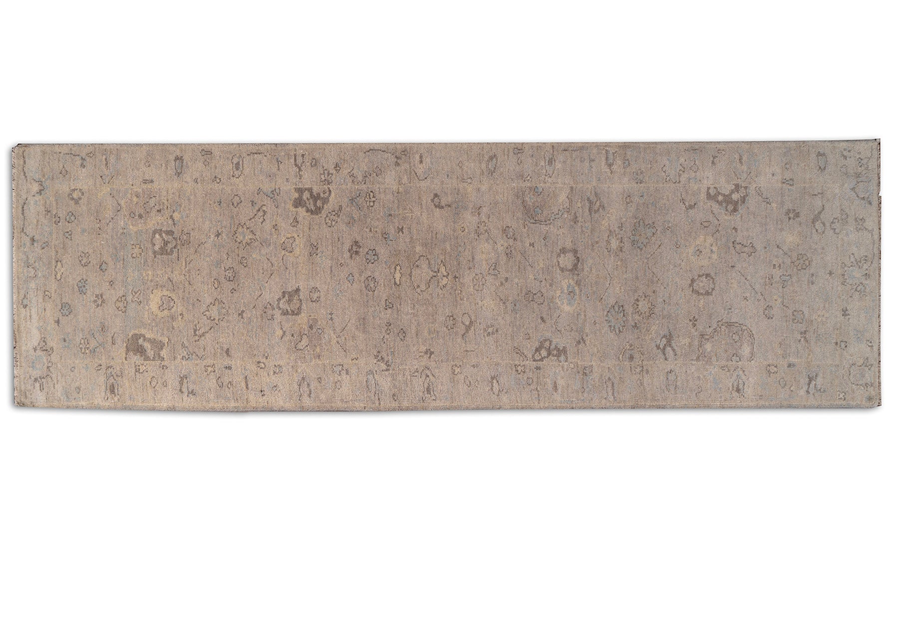 Revival Hand Knotted Runner Rug